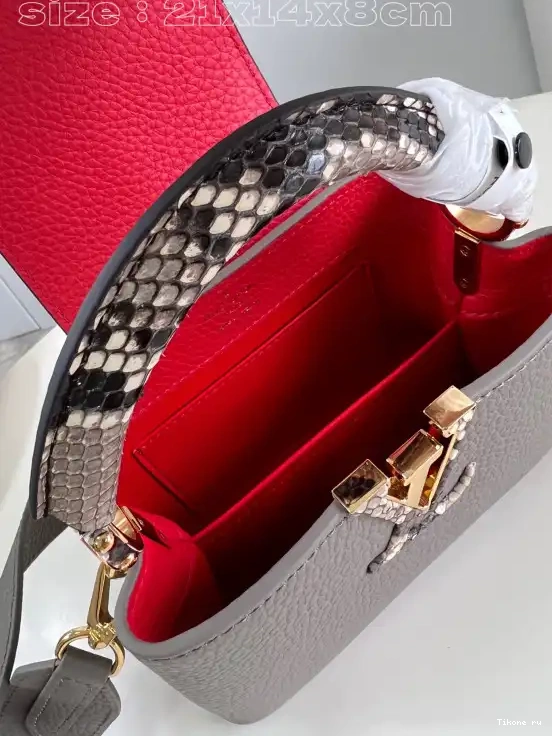 Cheap VUITTON LOUIS CAPUCINES MINI-21*14*8CM 0529